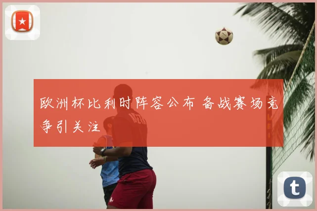 欧洲杯比利时阵容公布 备战赛场竞争引关注